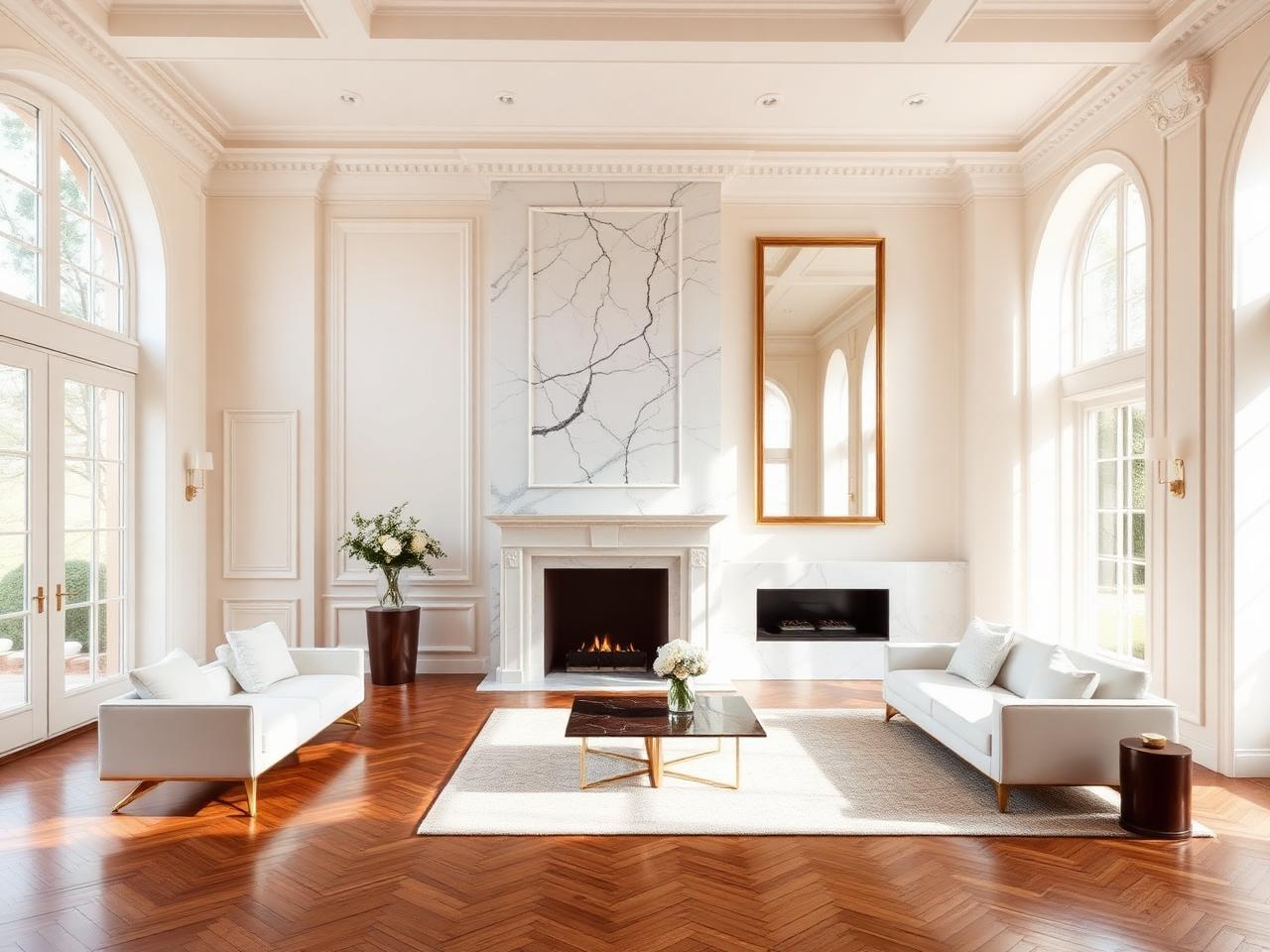 Renovated villa interior